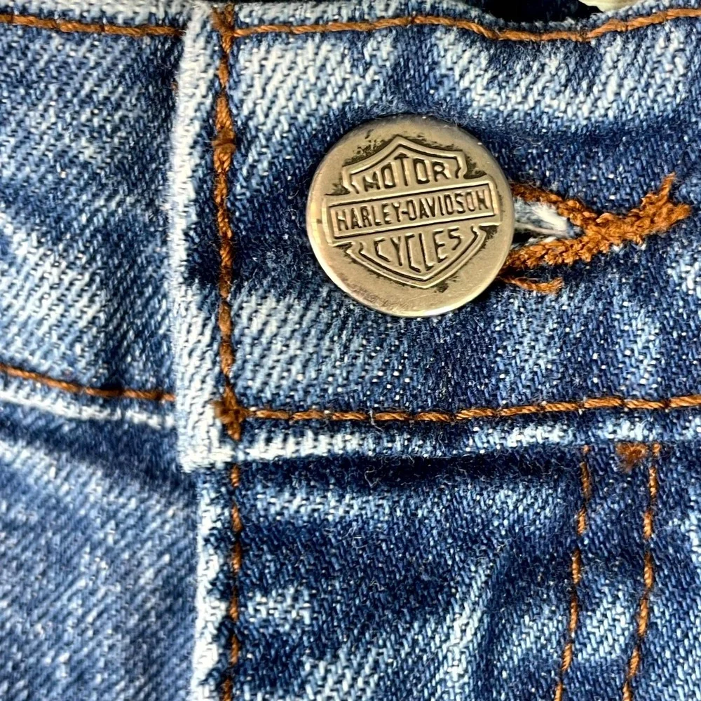 Harley-Davidson Motorcycle Jeans Womens 10L Denim Straight Leg Biker Streetwear